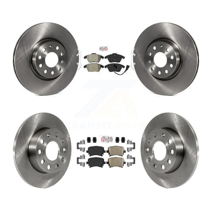 Kit de rotors de frein à plaquettes en céramique, semi-métalliques, avant et arrière, pour Volkswagen Rabbit Aud