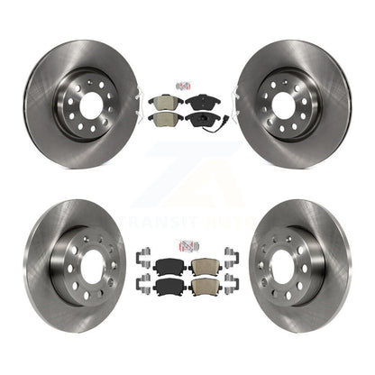 Kit de rotors de frein à plaquettes en céramique, semi-métalliques, avant et arrière, pour Volkswagen Rabbit Aud