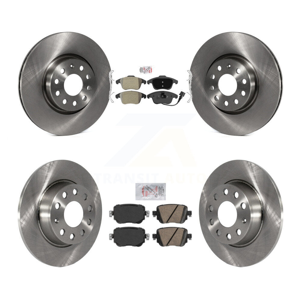 Kit de rotors de frein à disque en céramique, semi-métalliques avant et arrière, pour Volkswagen Passa