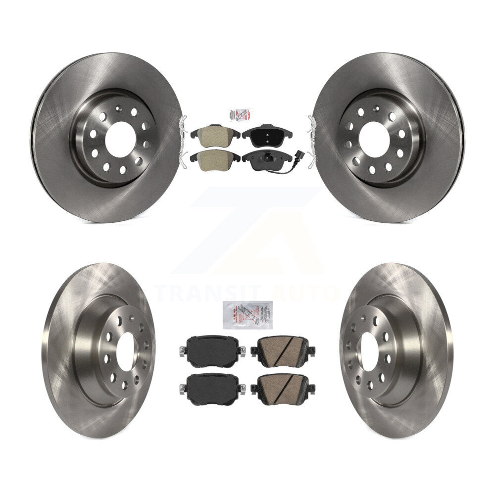Kit de plaquettes de frein à disque et plaquettes en céramique semi-métalliques avant et arrière, pour Audi Q3 Quattr