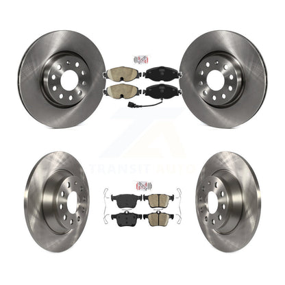 Kit de plaquettes en céramique et de rotors de frein à disque avant et arrière, pour Audi TT Quattro K8A-10366