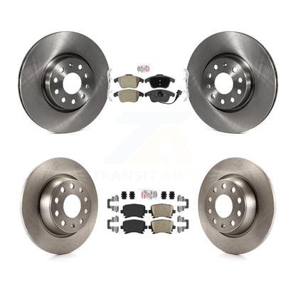 Kit de rotors de frein à plaquettes en céramique, semi-métalliques, avant et arrière, pour Volkswagen Tiguan Aud