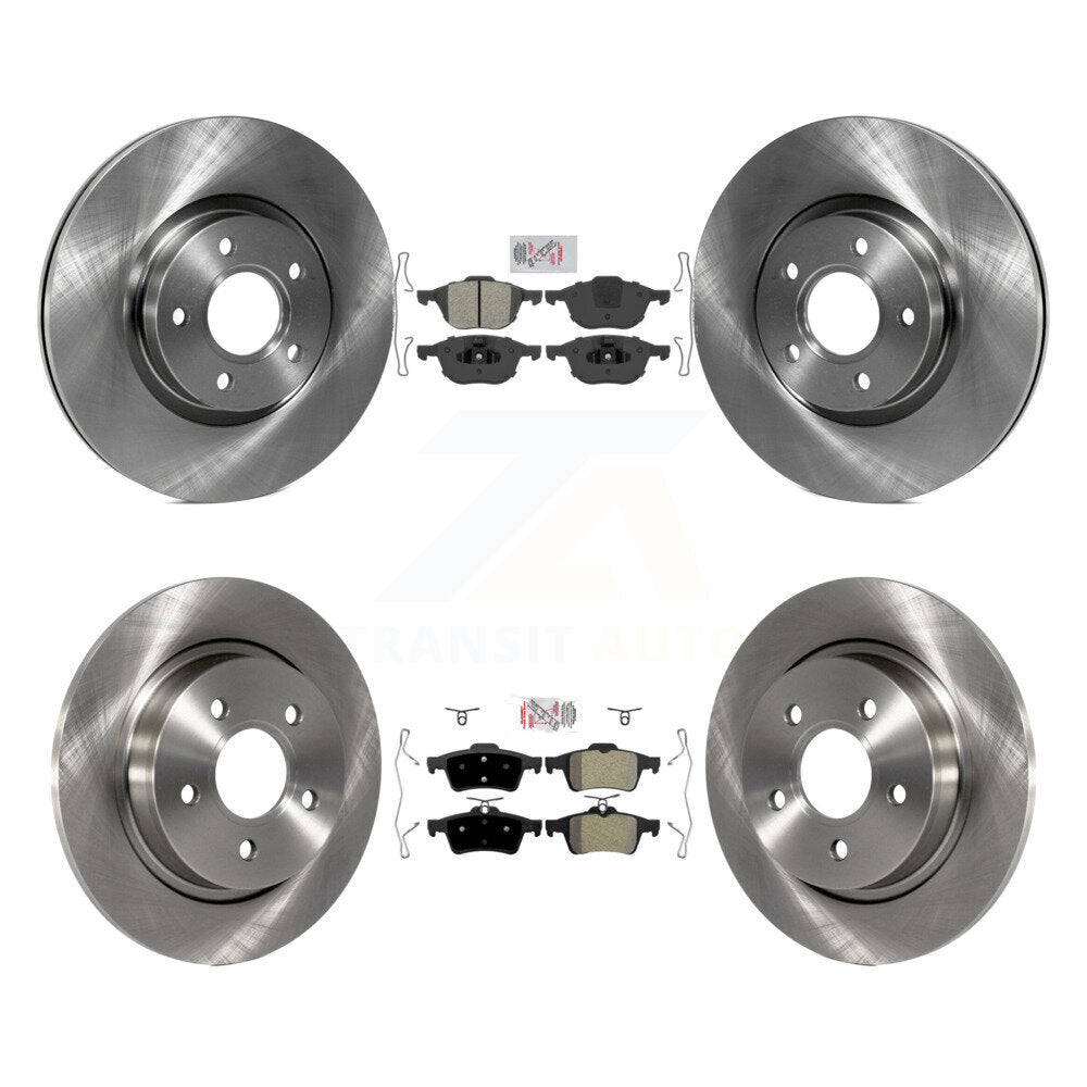 Kit de plaquettes semi-métalliques avant et arrière et disques de frein, pour Volvo S40 C30 V50 C7