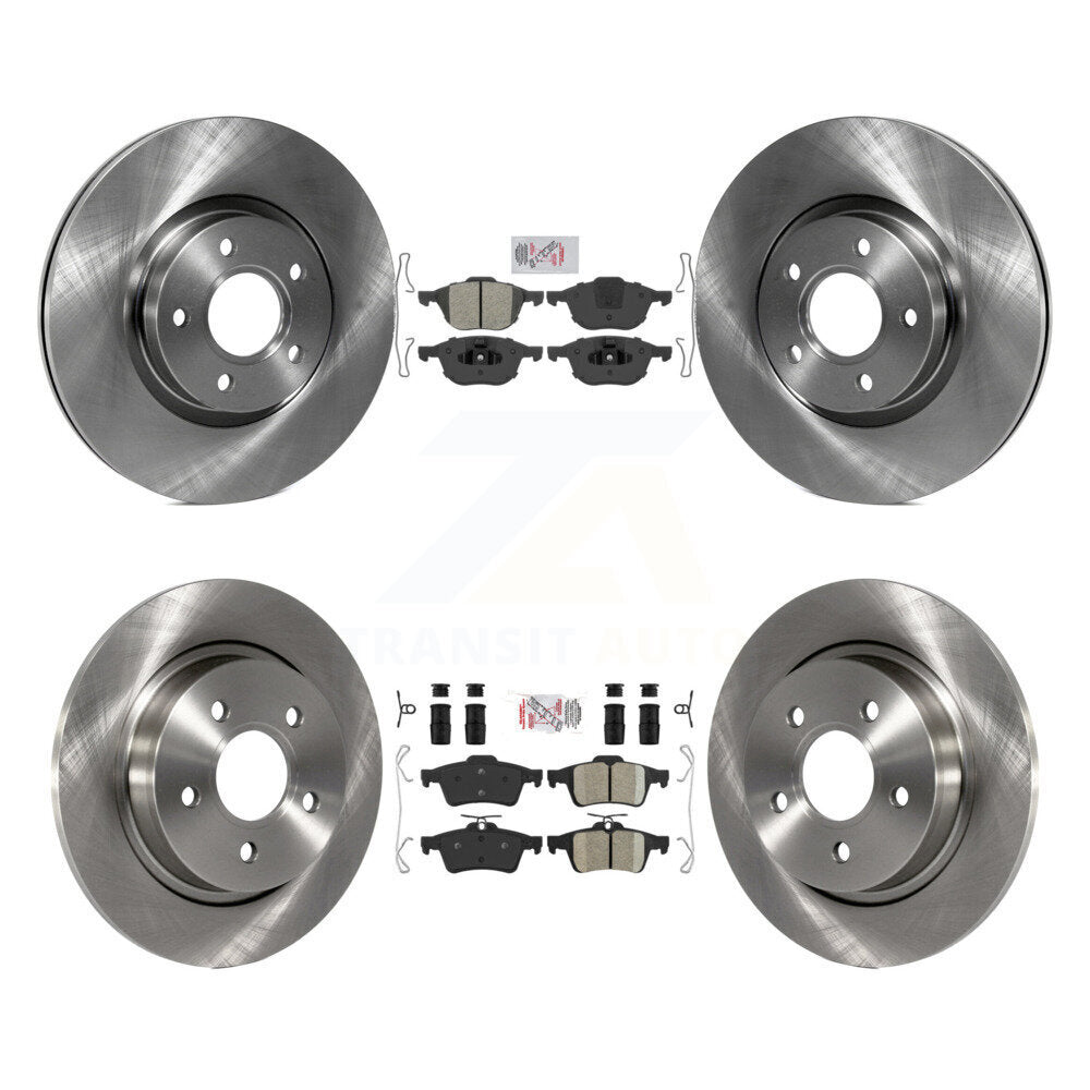 Kit de plaquettes de frein et Rotor de frein en céramique, semi-métalliques avant et arrière, pour Volvo S40 C30 V50 C7