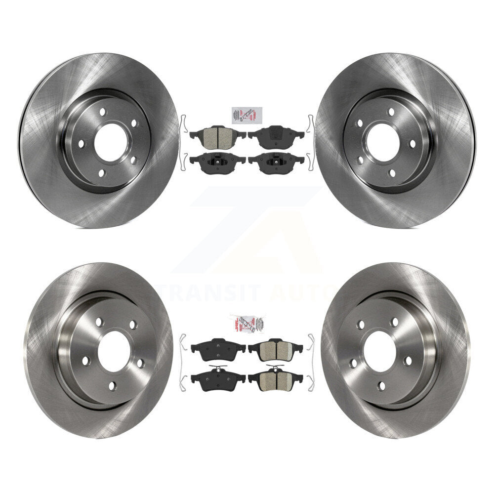Kit de plaquettes de frein et Rotor de frein en céramique, semi-métalliques avant et arrière, pour Volvo S40 C30 V50 C7
