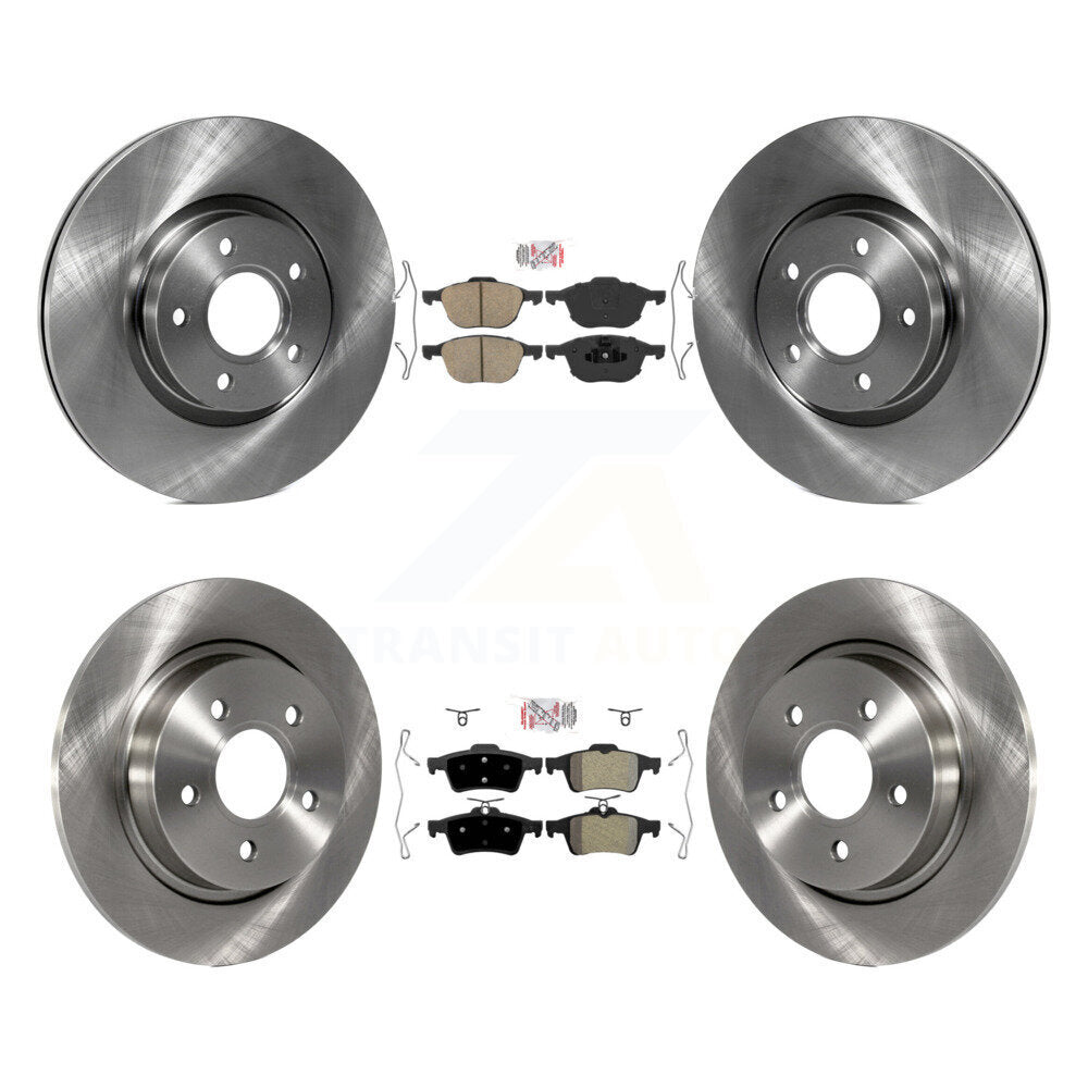 Kit de plaquettes et Rotor de frein semi-métalliques avant et arrière en céramique, pour Volvo S40 C30 V50 C7