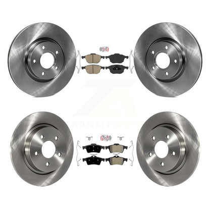 Kit de plaquettes et Rotor de frein semi-métalliques avant et arrière en céramique, pour Volvo S40 C30 V50 C7
