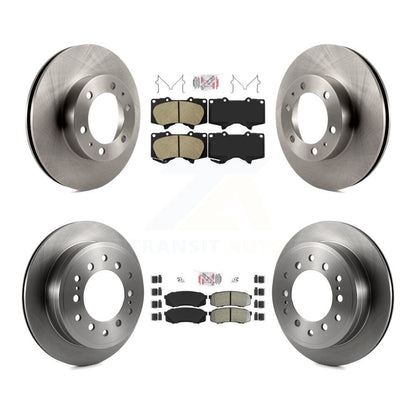 Kit de Rotors de frein à disque à plaquettes semi-métalliques avant et arrière en céramique pour Toyota 4Runner F