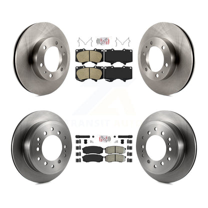 Kit de Rotors de frein à disque à plaquettes semi-métalliques avant et arrière en céramique pour Toyota 4Runner F