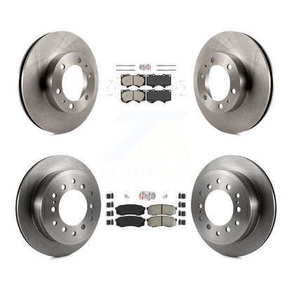 Kit de Rotors de frein à disque à plaquettes semi-métalliques avant et arrière en céramique pour Toyota 4Runner F