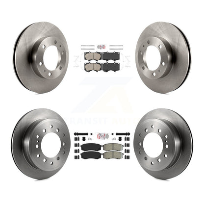 Kit de Rotors de frein à disque à plaquettes semi-métalliques avant et arrière en céramique pour Toyota 4Runner F