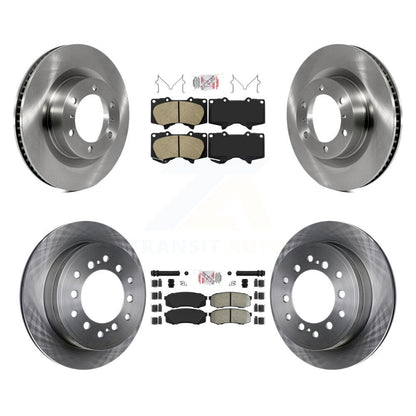 Kit de plaquettes et rotors de frein semi-métalliques avant et arrière en céramique, pour Toyota 4Runner Lexu