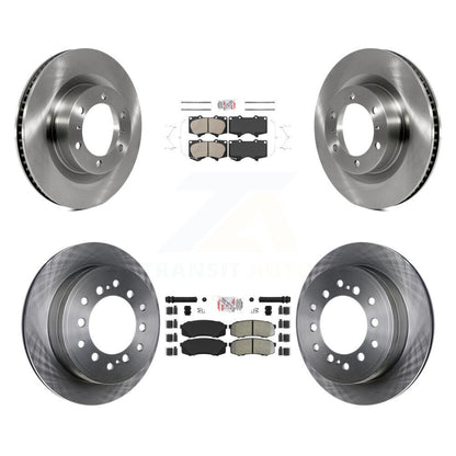 Kit de plaquettes et rotors de frein semi-métalliques avant et arrière en céramique, pour Toyota 4Runner Lexu