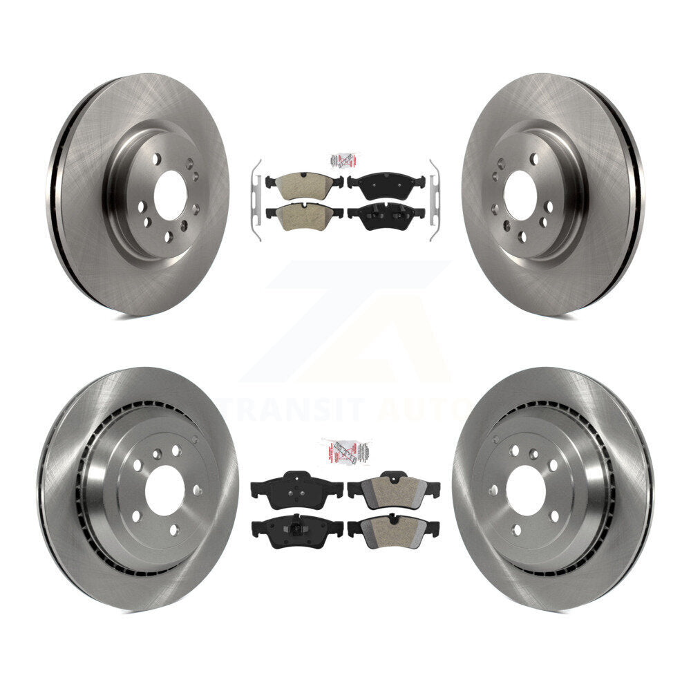 Kit de plaquettes semi-métalliques avant et arrière et Rotor de frein, pour Mercedes-Benz ML500 R320 R35
