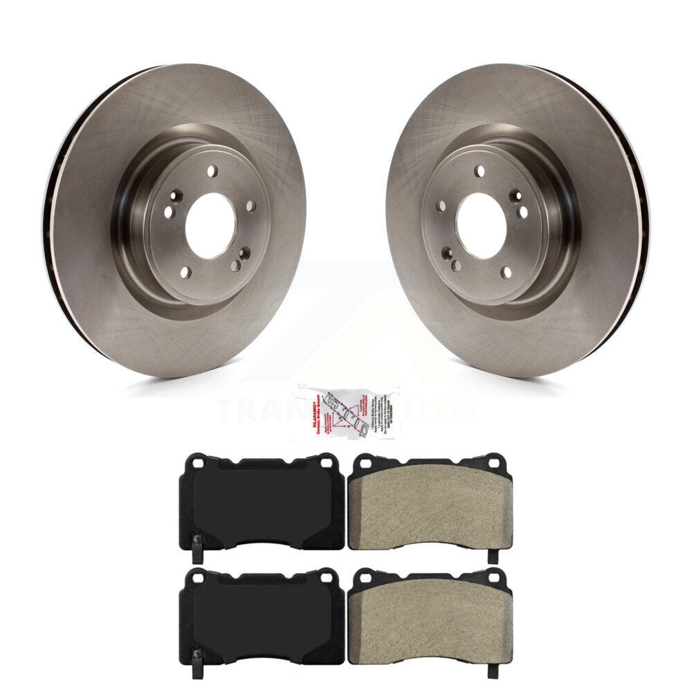 Kit de disques de frein à disque avant et plaquettes semi-métalliques pour Hyundai Genesis Coupé