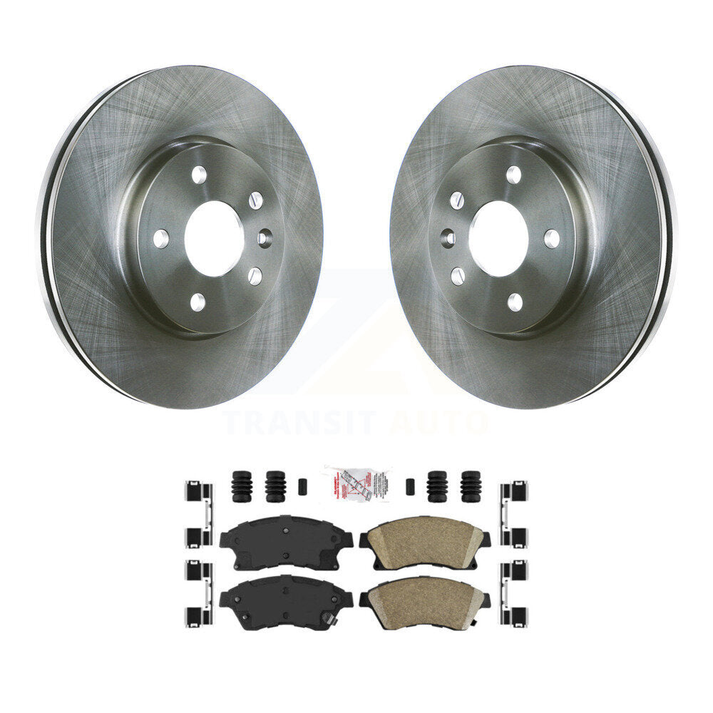 Kit de rotors de frein à disque avant et plaquettes en céramique pour Chevrolet Cruze Sonic Limited