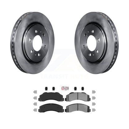 Kit de rotor de frein à disque avant et de plaquettes semi-métalliques pour Ford F-150 Expedition Lincol