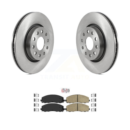 Rotors de frein à disque avant et kit de plaquettes en céramique pour Jeep Wrangler Gladiator