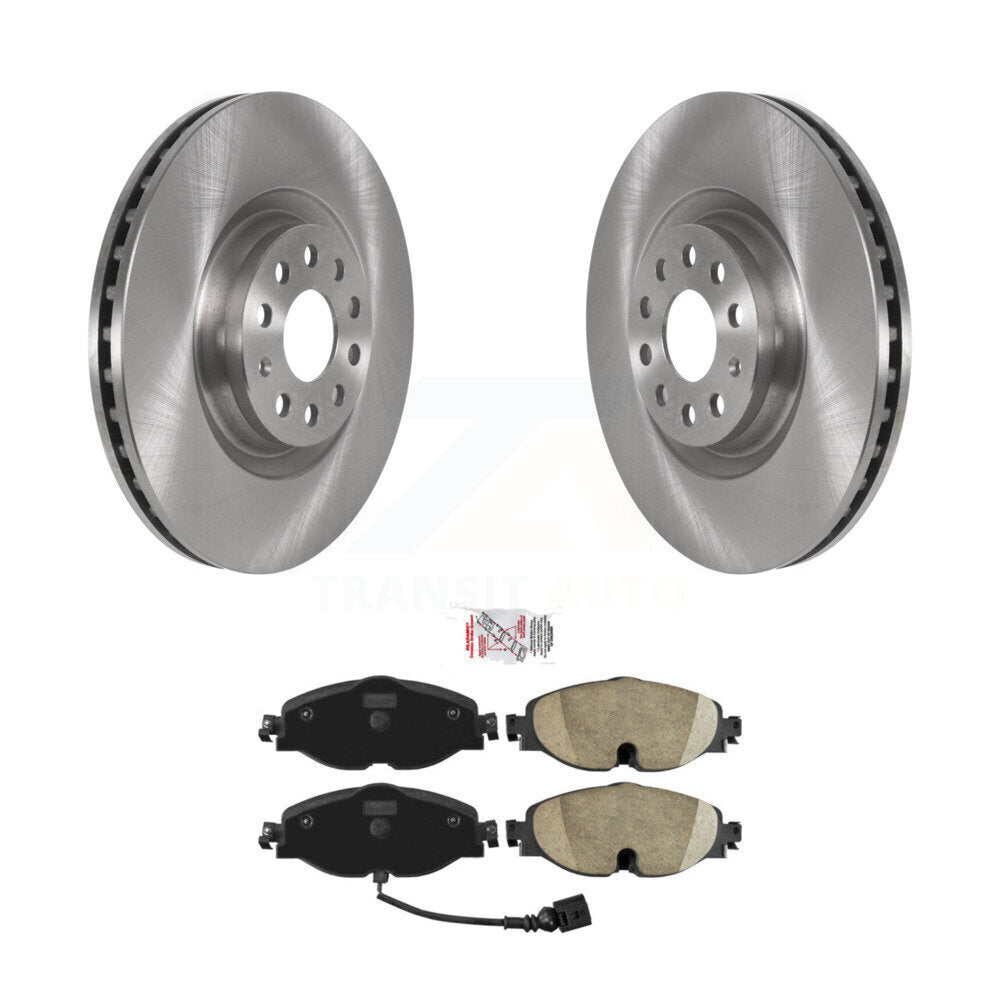 Kit de disques de frein à disque avant et plaquettes en céramique, pour Volkswagen Golf Audi A3
