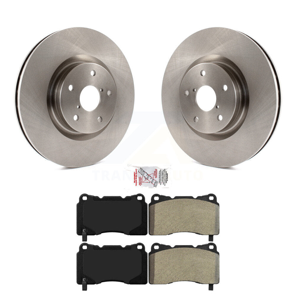 Kit de disques de frein à disque avant et plaquettes semi-métalliques pour Subaru Impreza WRX STI