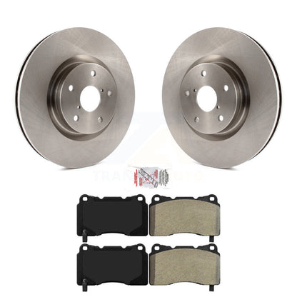 Kit de disques de frein à disque avant et plaquettes semi-métalliques pour Subaru Impreza WRX STI