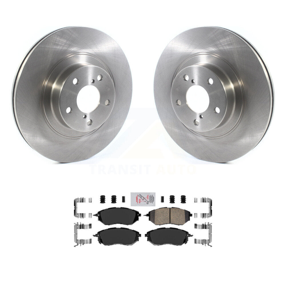 Rotors de frein à disque avant et kit de plaquettes en céramique pour Subaru Legacy 2009 R 3.0 avec 3.0