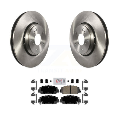 Kit de rotors de frein à disque avant et plaquettes en céramique pour Honda Civic Accord K8A-103814