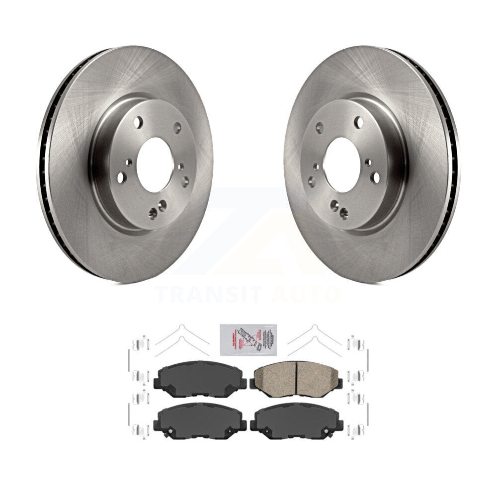 Kit de disques de frein à disque avant et plaquettes en céramique pour Honda Civic K8A-103820