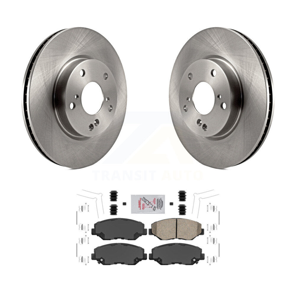 Kit de disques de frein à disque avant et plaquettes en céramique pour Honda Civic K8A-103822