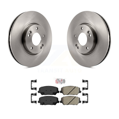 Kit de rotors de frein à disque avant et plaquettes en céramique pour Kia Forte Forte5 Koup