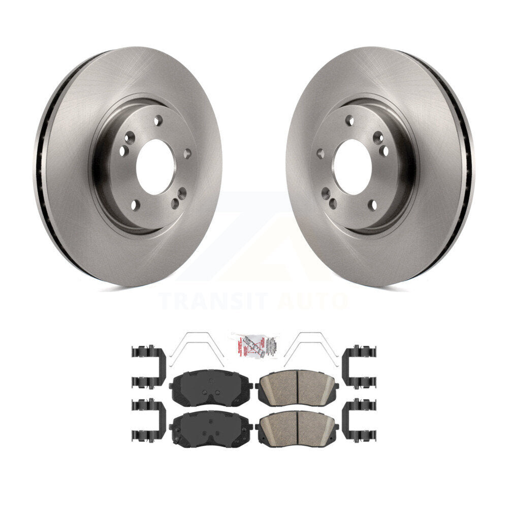 Kit de disques de frein à disque avant et de plaquettes en céramique pour Kia Soul EV 2017 – 2019