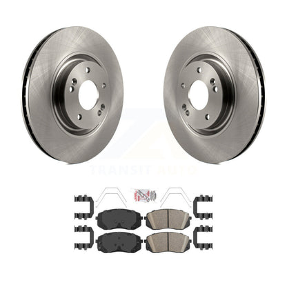 Kit de disques de frein à disque avant et plaquettes en céramique, pour Hyundai Sonata Kia Optima
