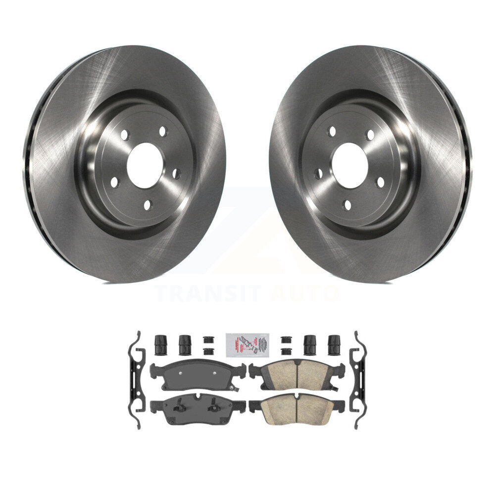 Kit de rotors de frein à disque avant et plaquettes en céramique pour Dodge Durango K8A-103867