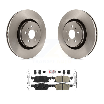 Kit de rotors de frein à disque avant et plaquettes en céramique pour Ford Edge Lincoln Nautilus MKX