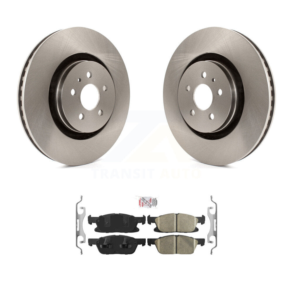 Kit de rotors de frein à disque avant et plaquettes en céramique pour Ford Edge Lincoln Nautilus MKX