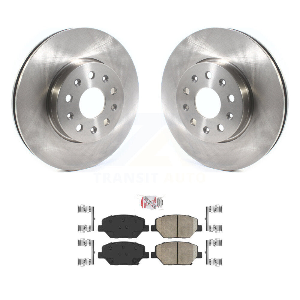 Kit de rotor de frein avant et de plaquettes en céramique pour Chevrolet Camaro sans étrier Brembo