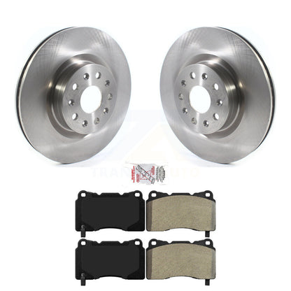 Kit de disques de frein à disque avant et plaquettes semi-métalliques pour Cadillac CTS CT6