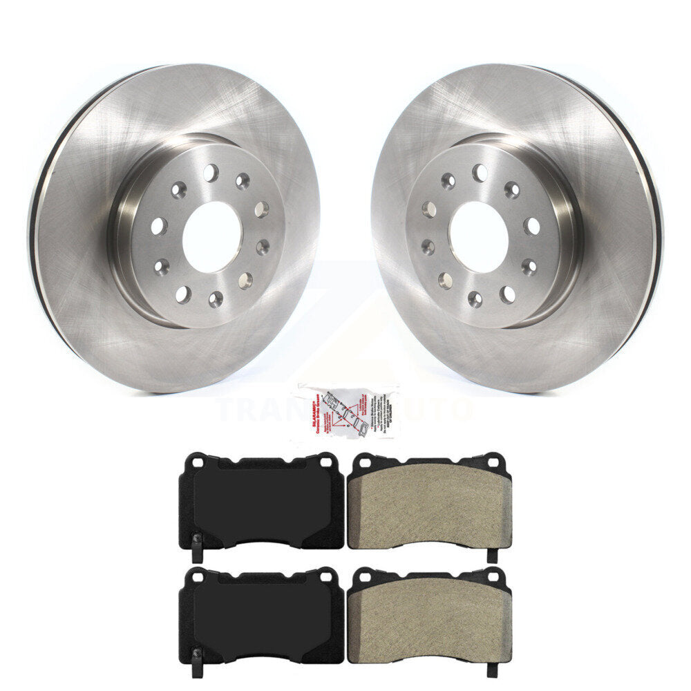 Rotors de frein avant et Kit de plaquettes semi-métalliques pour Chevrolet Camaro Cadillac CTS CT