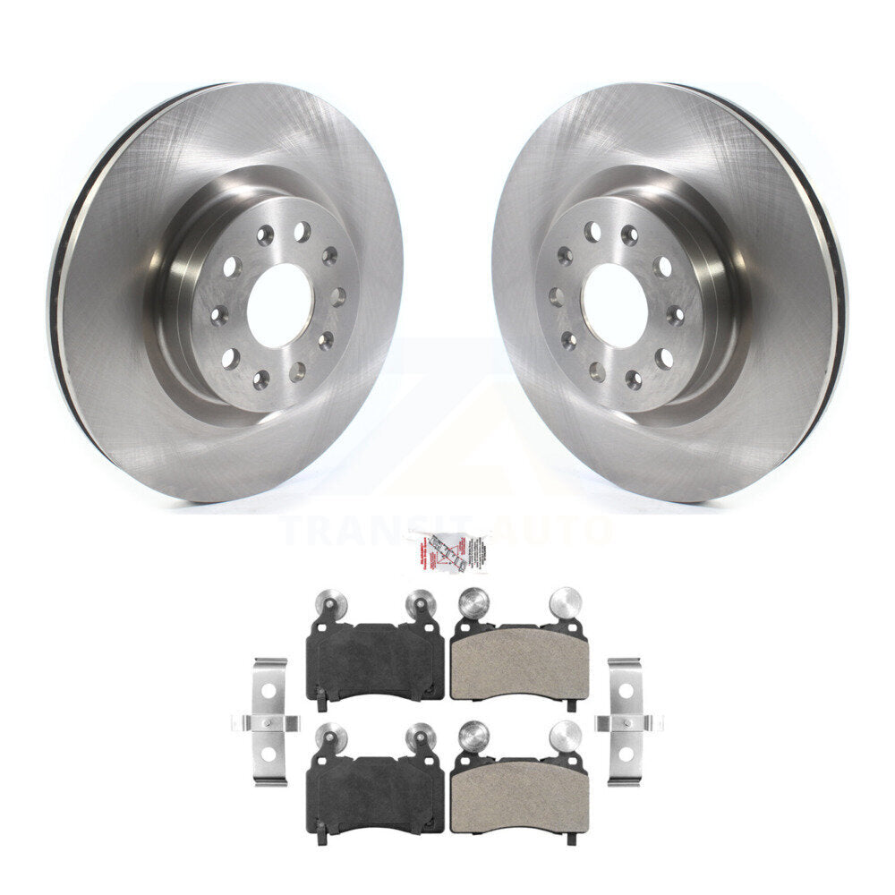 Rotors de frein avant et Kit de plaquettes semi-métalliques pour Cadillac Chevrolet Camaro CTS CT