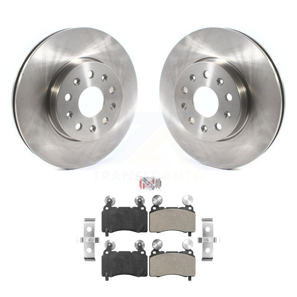 Rotor de frein à disque avant et Kit de plaquettes semi-métalliques pour Cadillac CTS Chevrolet Camar