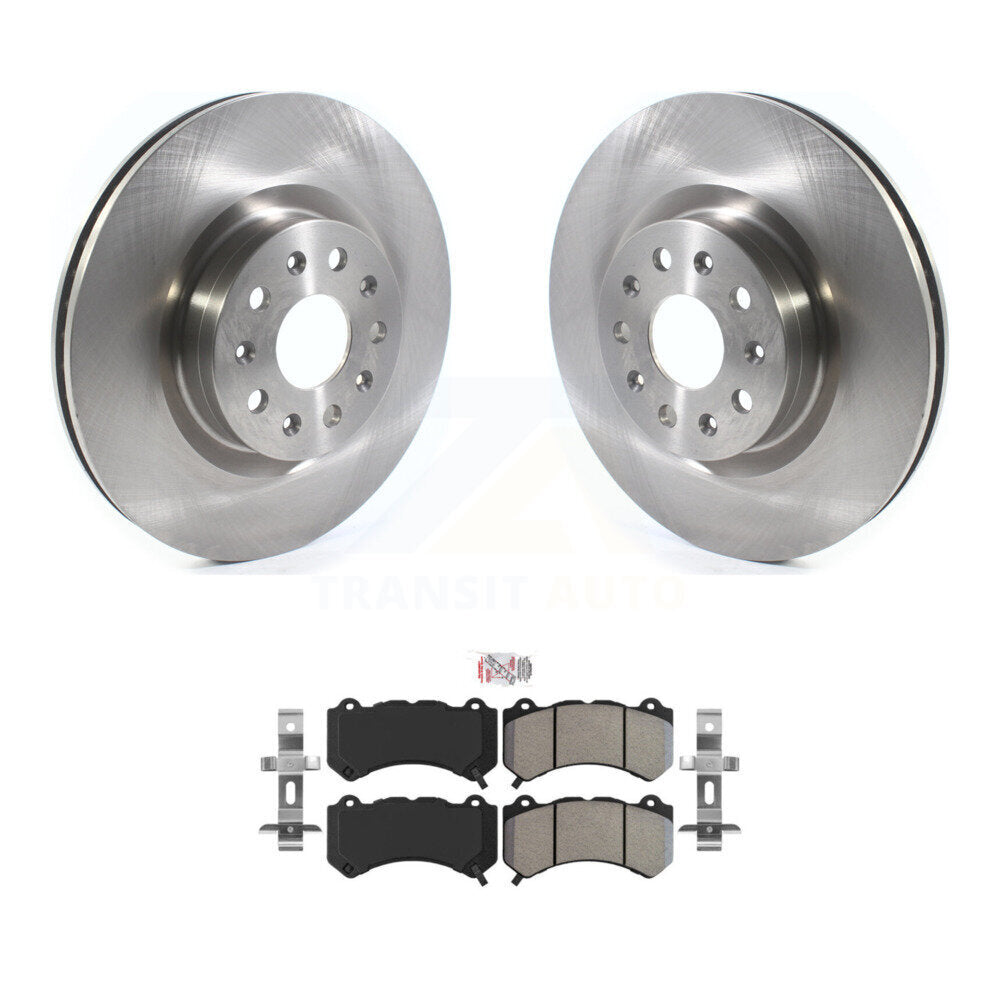 Kit de disques de frein à disque avant et plaquettes semi-métalliques pour Cadillac CTS K8A-103916