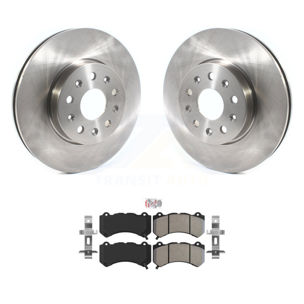 Kit de disques de frein à disque avant et plaquettes semi-métalliques pour Chevrolet Camaro LT LS