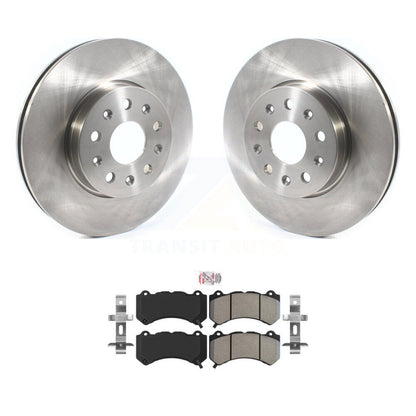 Kit de disques de frein à disque avant et plaquettes semi-métalliques pour Chevrolet Camaro LT LS