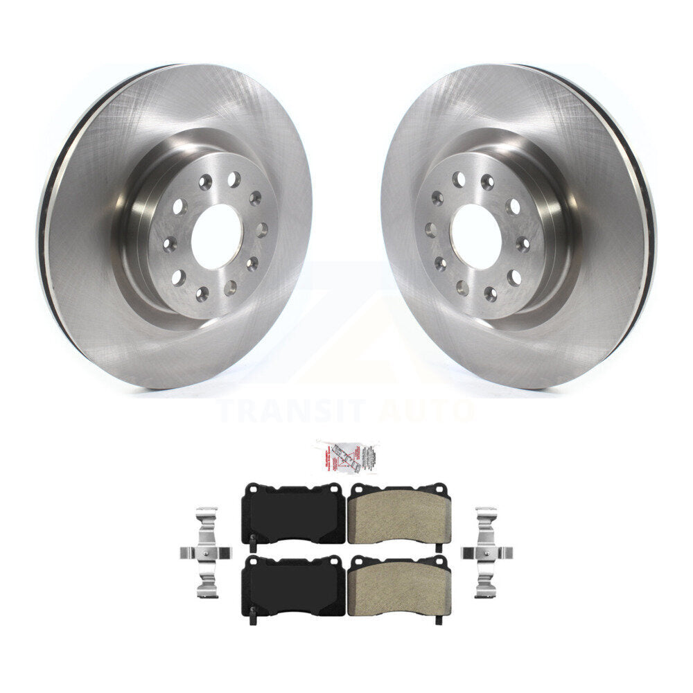 Kit de disques de frein à disque avant et plaquettes semi-métalliques pour Cadillac CTS CT6