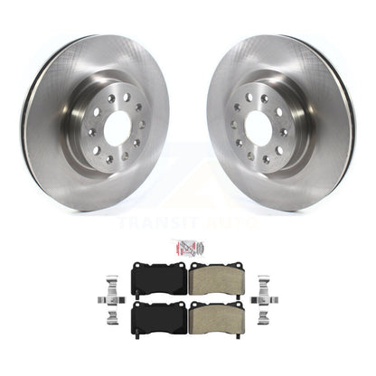 Kit de disques de frein à disque avant et plaquettes semi-métalliques pour Cadillac CTS CT6