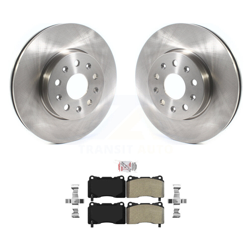 Rotors de frein avant et Kit de plaquettes semi-métalliques pour Chevrolet Camaro Cadillac CTS CT