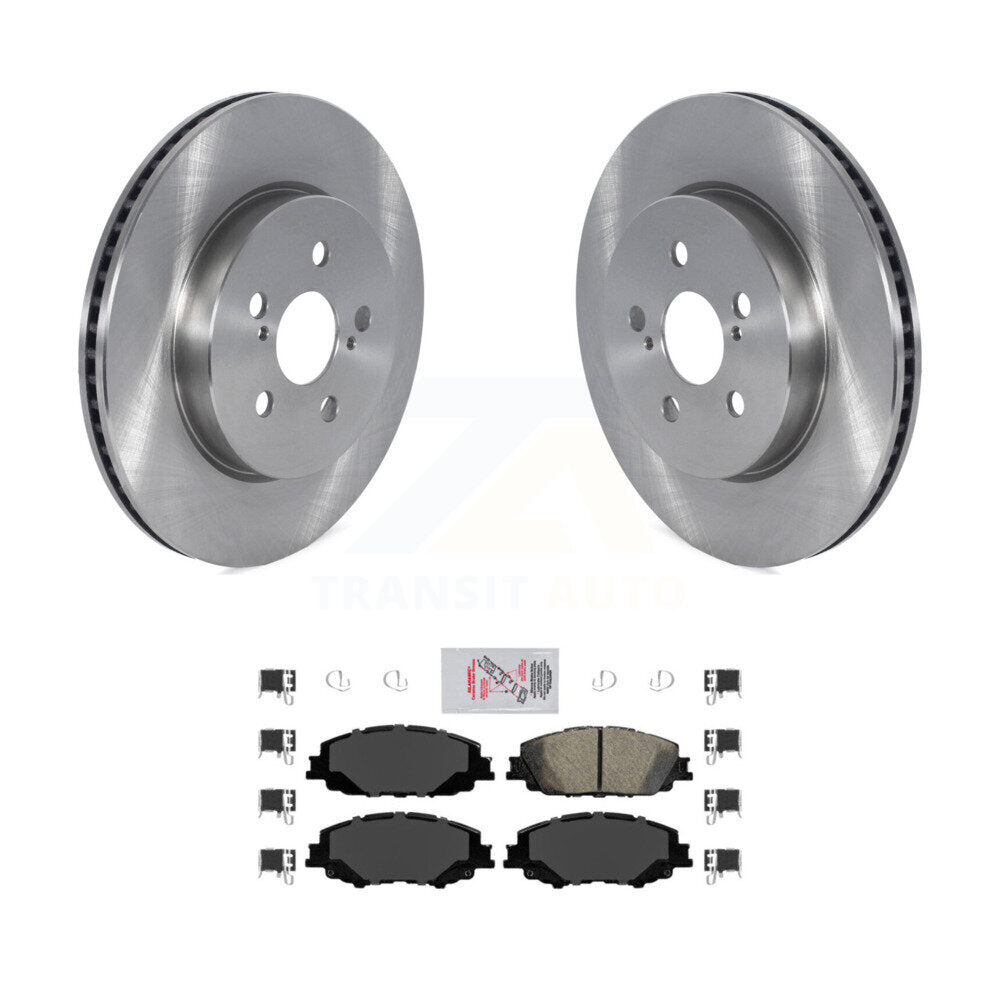 Kit de rotors de frein à disque avant et plaquettes en céramique pour Toyota Corolla Prius Prime