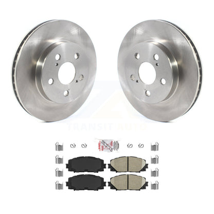 Rotors de frein à disque avant et Kit de plaquettes en céramique pour Toyota Corolla Prius Prime AWD-
