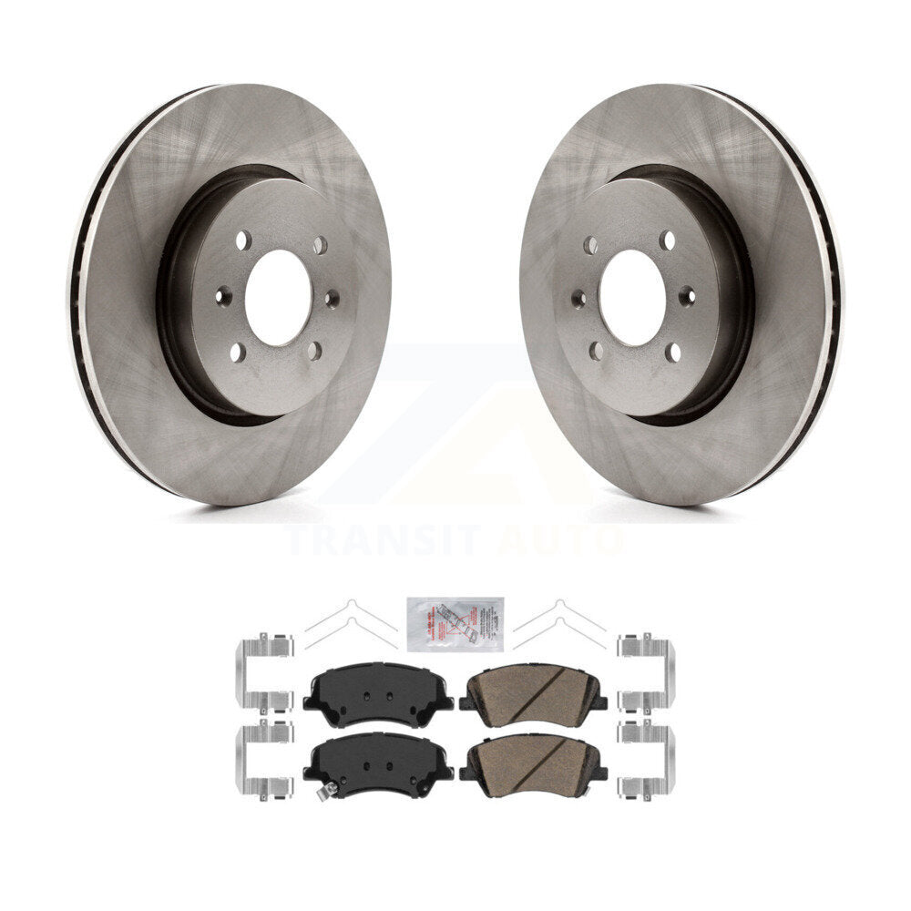 Kit de rotors de frein à disque avant et plaquettes en céramique pour Kia Rio Hyundai Accent