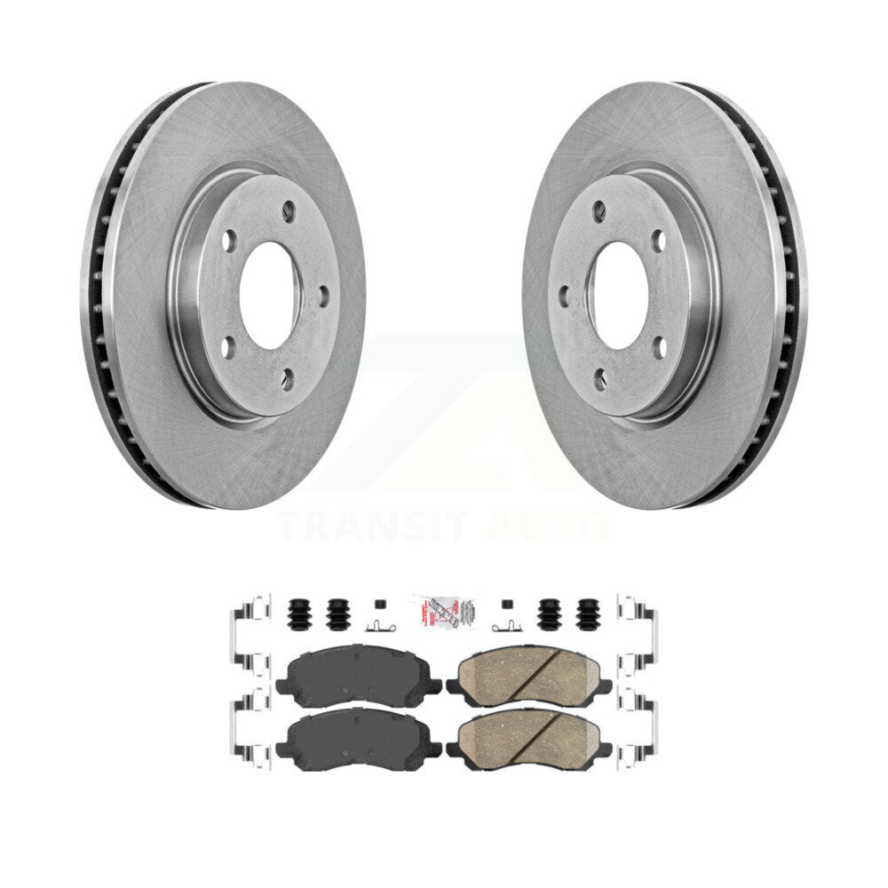 Kit de rotors de frein à disque avant et plaquettes en céramique pour Mitsubishi Lancer Dodge Calibe